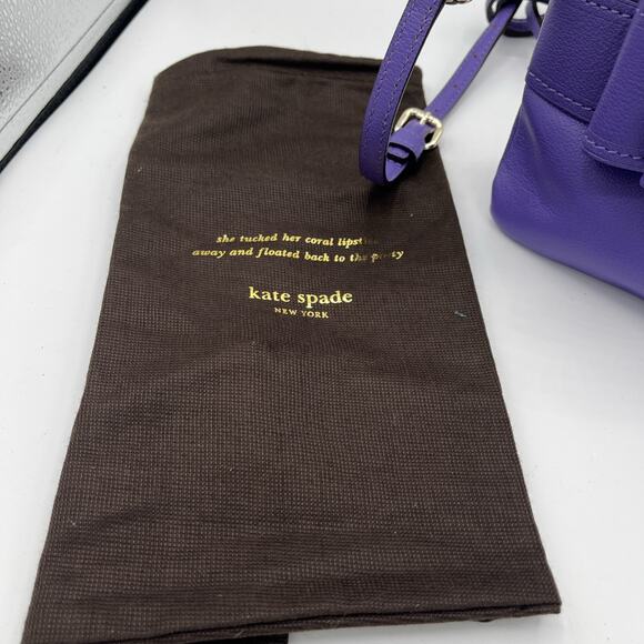 NWOT KATE SPADE Celina Bow Villabella AVE NY WKRU2944 ASTER (562) With Bag - Picture 3 of 11